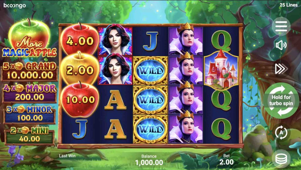 สล็อต Apple Magic ของ 3 Oaks Gaming จะดึงดูดผู้เล่นเดิมพันต่ำ